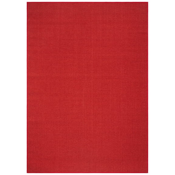 SAFAVIEH Martha Stewart Maximillian Solid Area Rug, Red, 4' x 6'