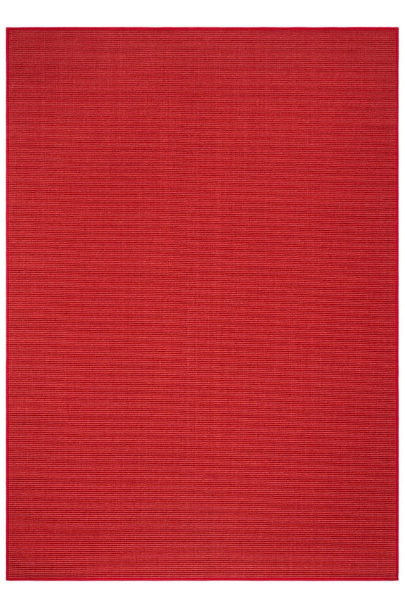SAFAVIEH Martha Stewart Maximillian Solid Area Rug, Red, 6' x 9'