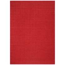 SAFAVIEH Martha Stewart Maximillian Solid Area Rug, Red, 8' x 10'