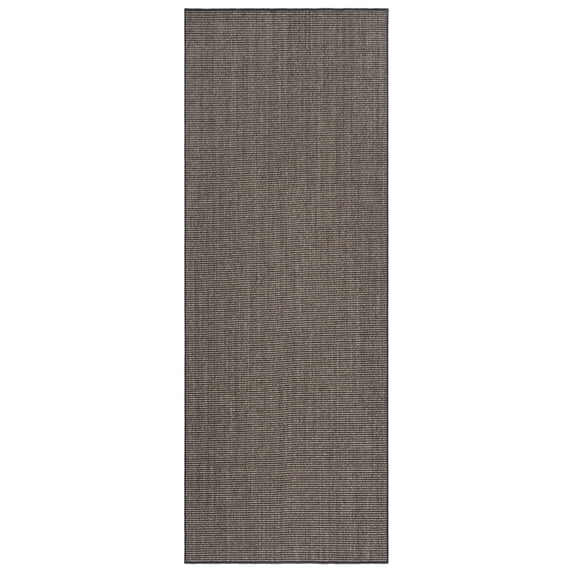 SAFAVIEH Martha Stewart Maximillian Solid Runner Rug, Charcoal, 1'10" x 5'