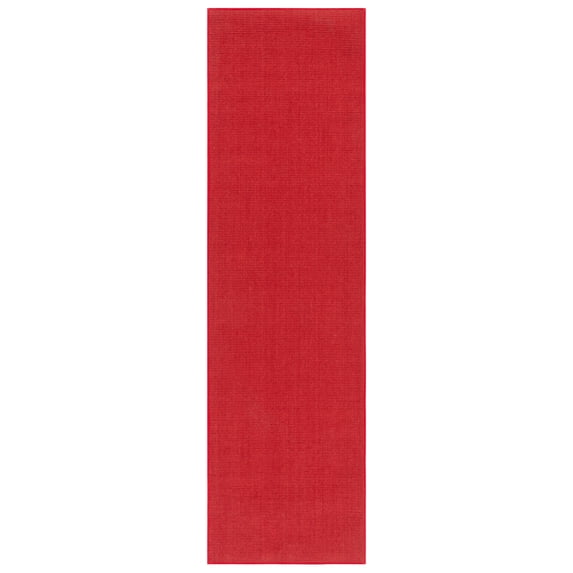 SAFAVIEH Martha Stewart Maximillian Solid Runner Rug, Red, 2'3" x 8'