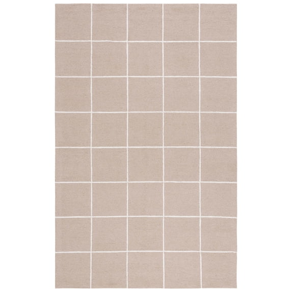 SAFAVIEH Martha Stewart Micro Loop Area Rug, Beige/Ivory, 4' x 6'