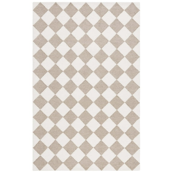 SAFAVIEH Martha Stewart Micro Loop Area Rug, Natural/Beige, 4' x 6'
