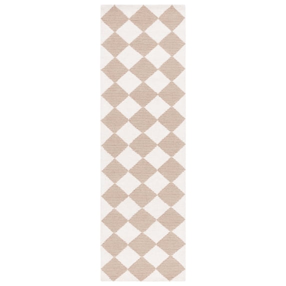 SAFAVIEH Martha Stewart Micro Loop Runner Rug, Natural/Beige, 2'3" x 8'