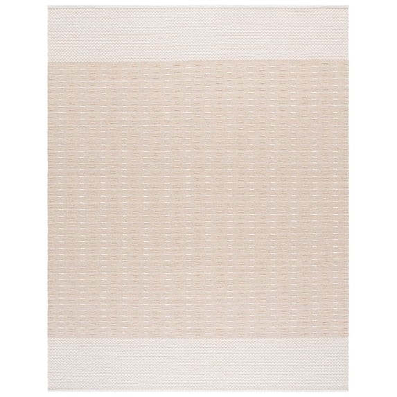 SAFAVIEH Martha Stewart Mindy Geometric Area Rug, Beige/Ivory, 9' x 12'