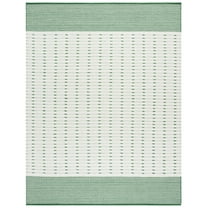 SAFAVIEH Martha Stewart Mindy Geometric Area Rug, Green/Ivory, 8' x 10'