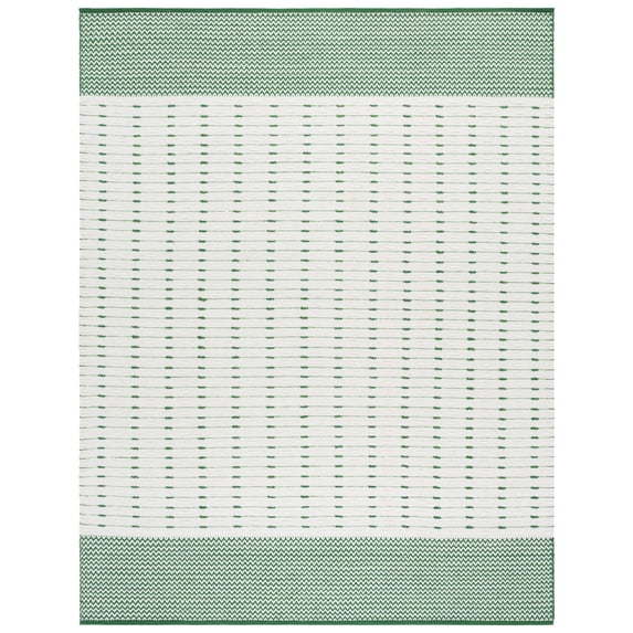 SAFAVIEH Martha Stewart Mindy Geometric Area Rug, Green/Ivory, 8' x 10'