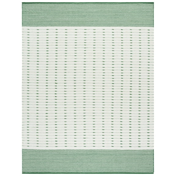 SAFAVIEH Martha Stewart Mindy Geometric Area Rug, Green/Ivory, 8' x 10'