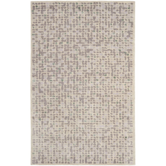 SAFAVIEH Martha Stewart Mosaic Dotted Area Rug, Purple Agate, 3' x 5'