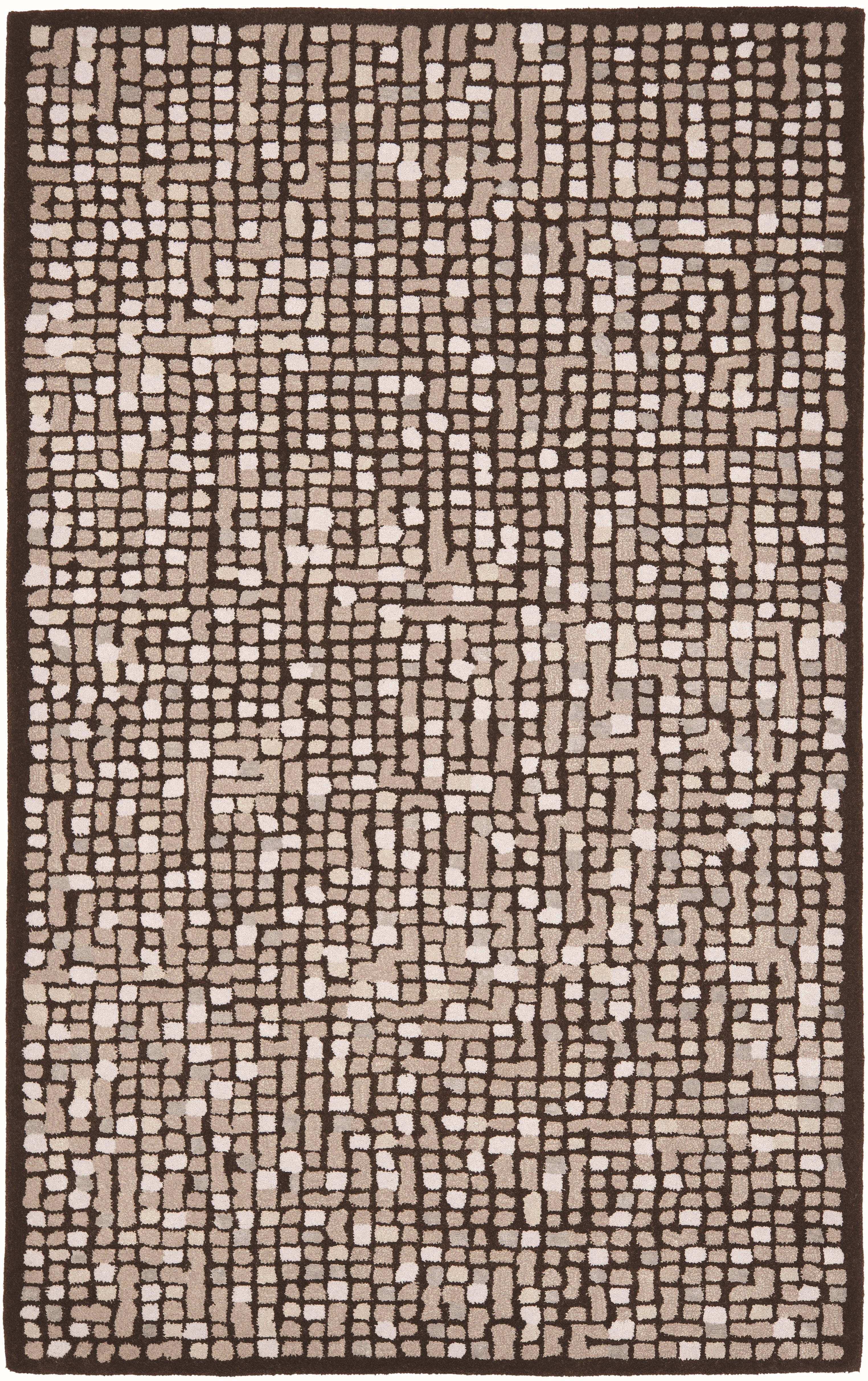 SAFAVIEH Martha Stewart Mosaic Dotted Area Rug, Wampum Purple, 3' x 5'