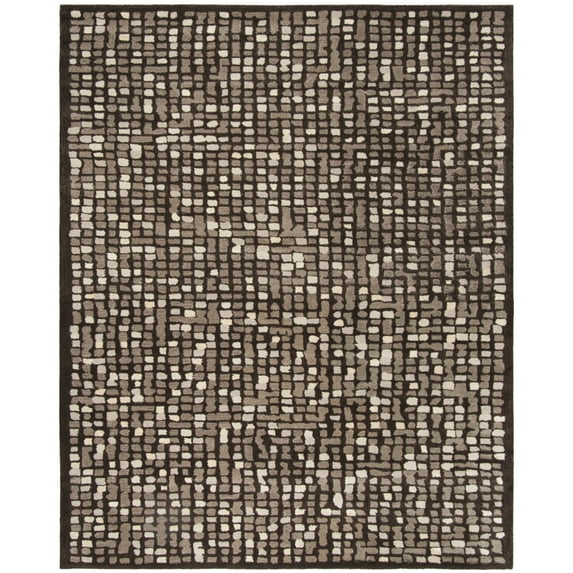 SAFAVIEH Martha Stewart Mosaic Dotted Area Rug, Wampum Purple, 4' x 6'