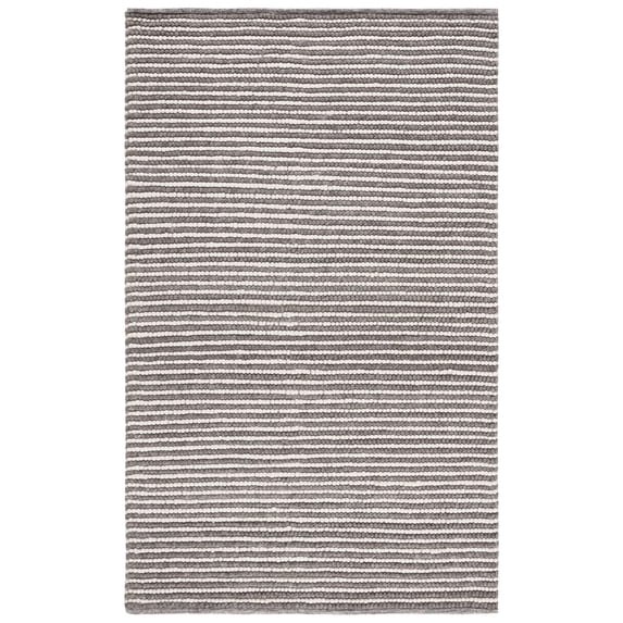 SAFAVIEH Martha Stewart Natura Striped Area Rug, Ivory/Dark Brown, 4' x 6'