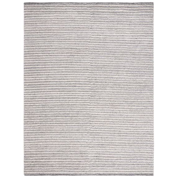 SAFAVIEH Martha Stewart Natura Striped Area Rug, Ivory/Grey, 8' x 10'