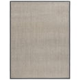 thumbnail image 1 of SAFAVIEH Martha Stewart Natural Fiber Bordered Area Rug, Natural/Dark Grey, 6' x 9', 1 of 5