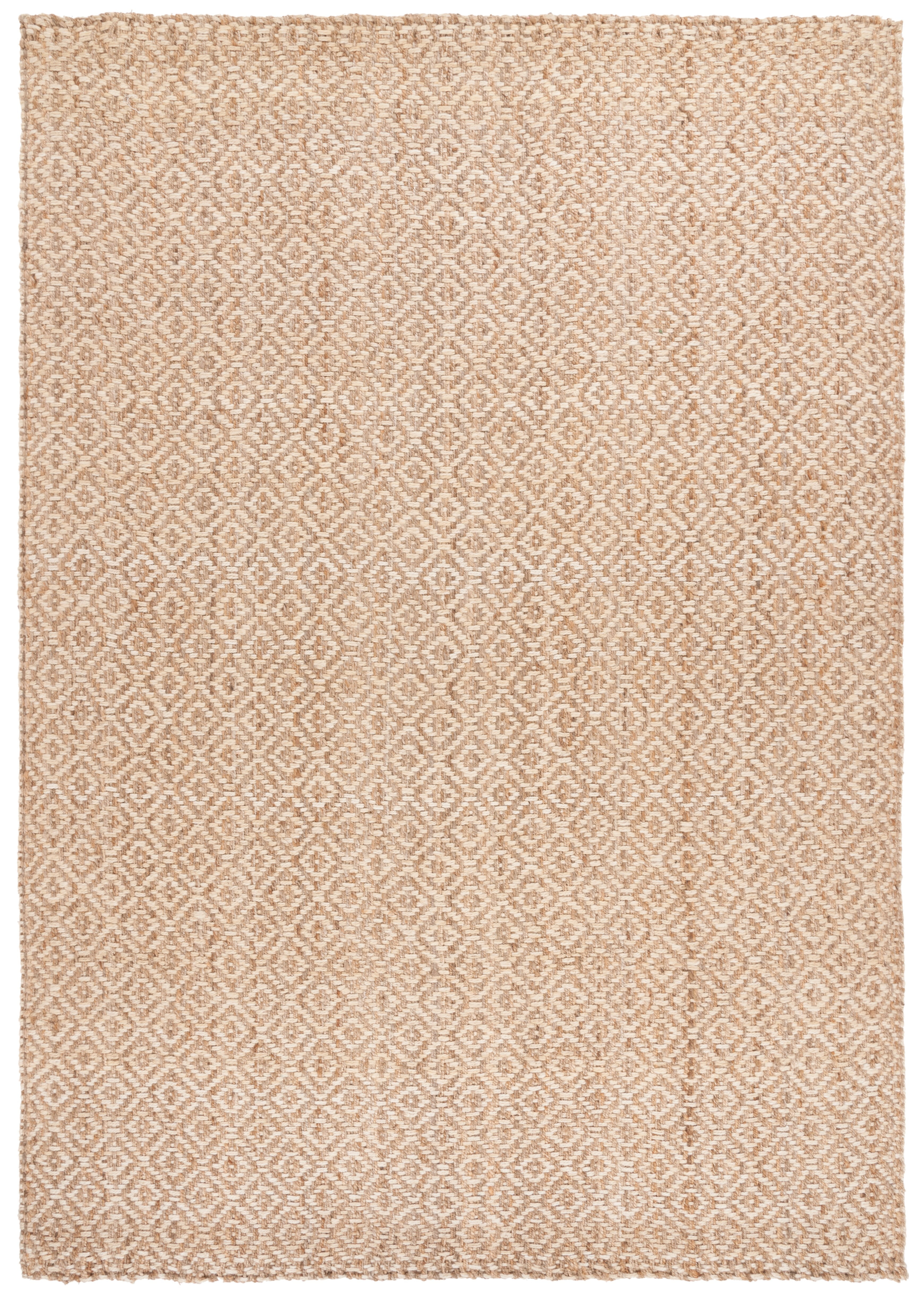 SAFAVIEH Martha Stewart Natural Fiber Diamond Area Rug, Ivory/Natural ...