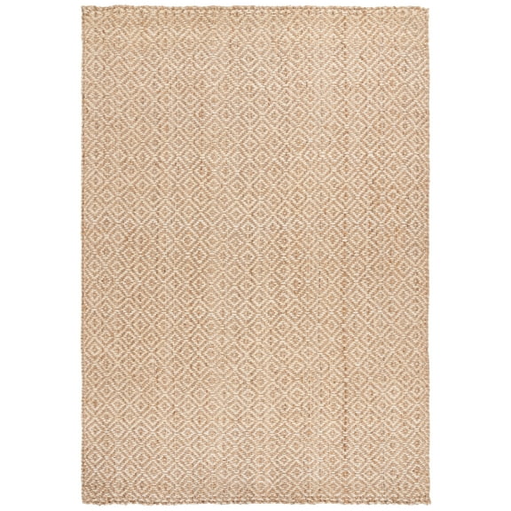 SAFAVIEH Martha Stewart Natural Fiber Diamond Area Rug, Ivory/Natural, 5' x 8'