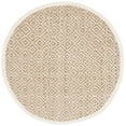 thumbnail image 1 of SAFAVIEH Martha Stewart Natural Fiber Diamond Area Rug, Ivory/Natural, 6' x 6' Round, 1 of 7