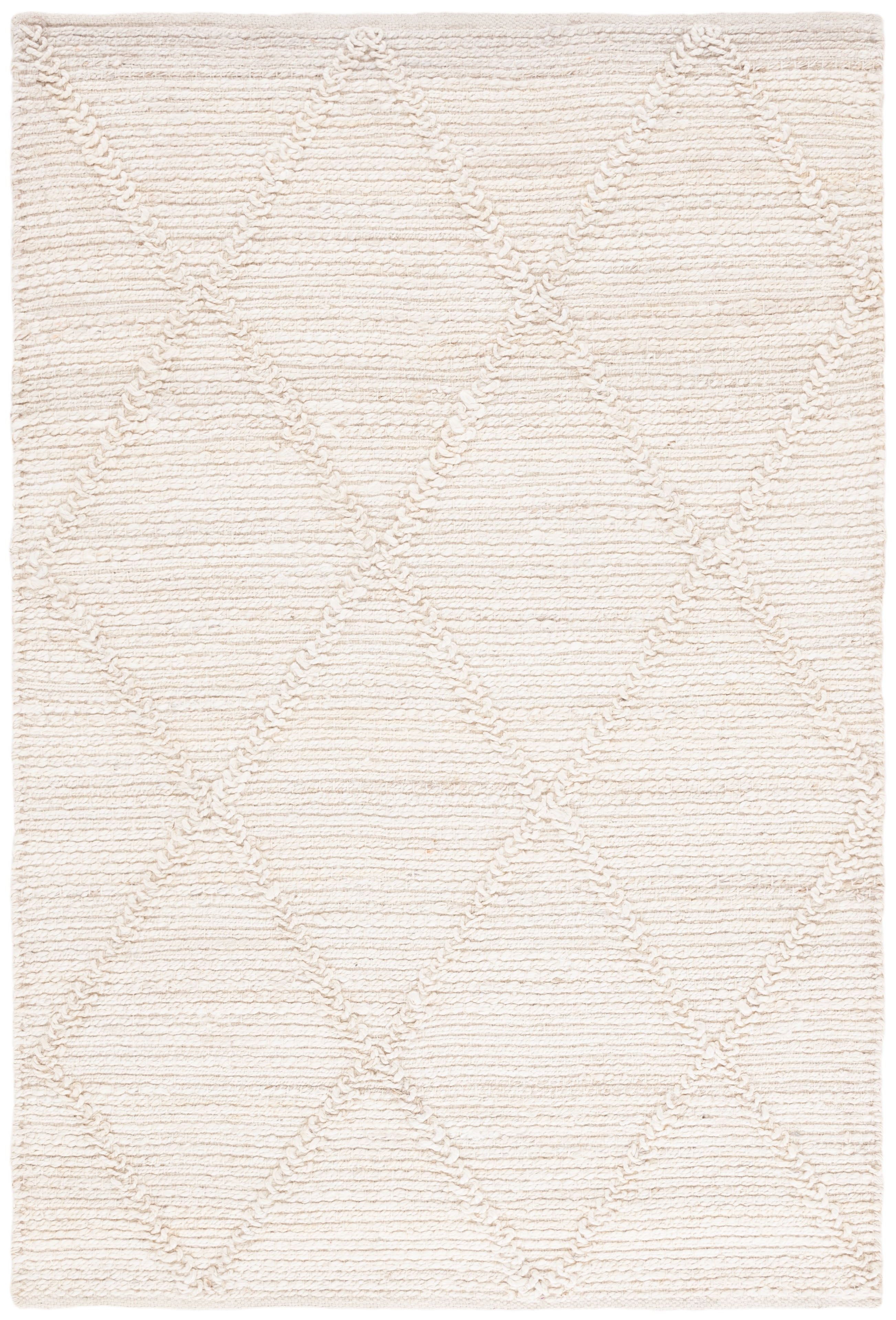 SAFAVIEH Martha Stewart Natural Fiber Diamond Area Rug, Natural, 4' x 6'