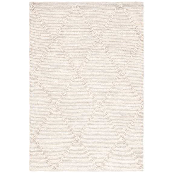 SAFAVIEH Martha Stewart Natural Fiber Diamond Area Rug, Natural, 4' x 6'