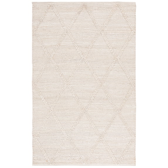 SAFAVIEH Martha Stewart Natural Fiber Diamond Area Rug, Natural, 5' x 8'