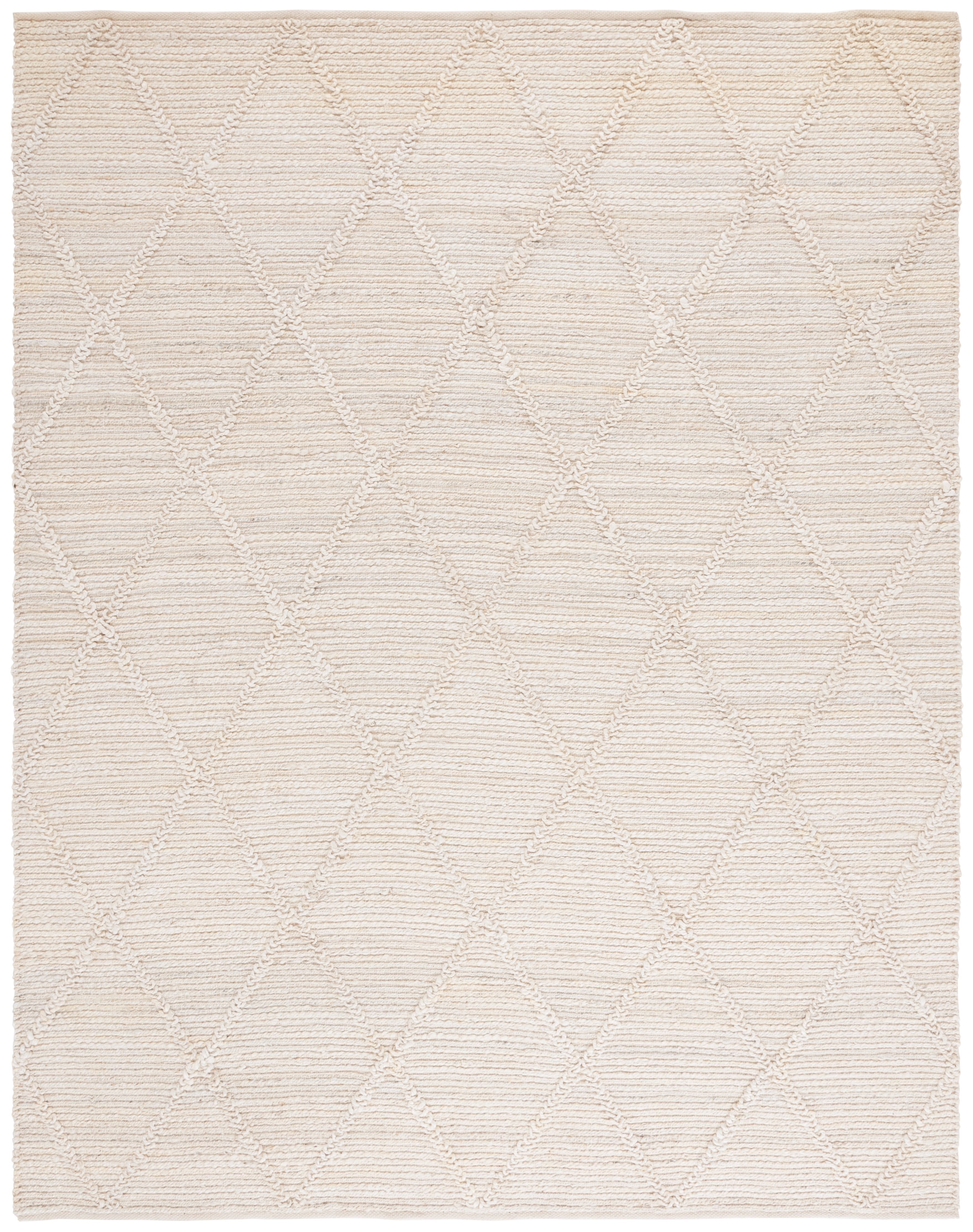 SAFAVIEH Martha Stewart Natural Fiber Diamond Area Rug, Natural, 8' x 10'