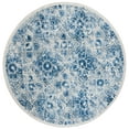 thumbnail image 1 of SAFAVIEH Martha Stewart Nazca Floral Area Rug, Cream/Blue, 6'7" x 6'7" Round, 1 of 5