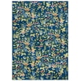 thumbnail image 1 of SAFAVIEH Martha Stewart Nicola Floral Machine Washable Area Rug, Navy/Gold, 8' x 10', 1 of 11