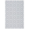 thumbnail image 1 of SAFAVIEH Martha Stewart Joleen Geometric Machine Washable Indoor/Outdoor Area Rug, Ivory/Grey, 5'5" x 7'7", 1 of 8