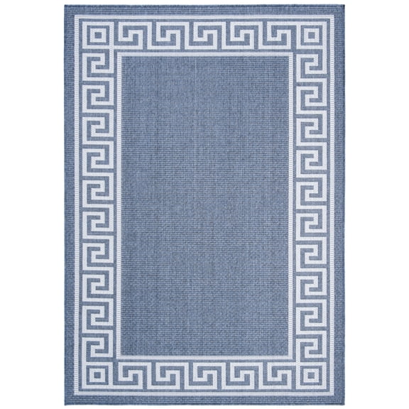 SAFAVIEH Martha Stewart Outdoor MSRO331F Grey/ Cream Rug