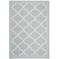thumbnail image 1 of SAFAVIEH Martha Stewart Outdoor Ashen Geometric Machine Washable Indoor/Outdoor Area Rug, Aqua/Cream, 4' x 6', 1 of 10