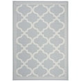 thumbnail image 1 of SAFAVIEH Martha Stewart Ashen Geometric Machine Washable Indoor/Outdoor Area Rug, Aqua/Cream, 8' x 10', 1 of 9