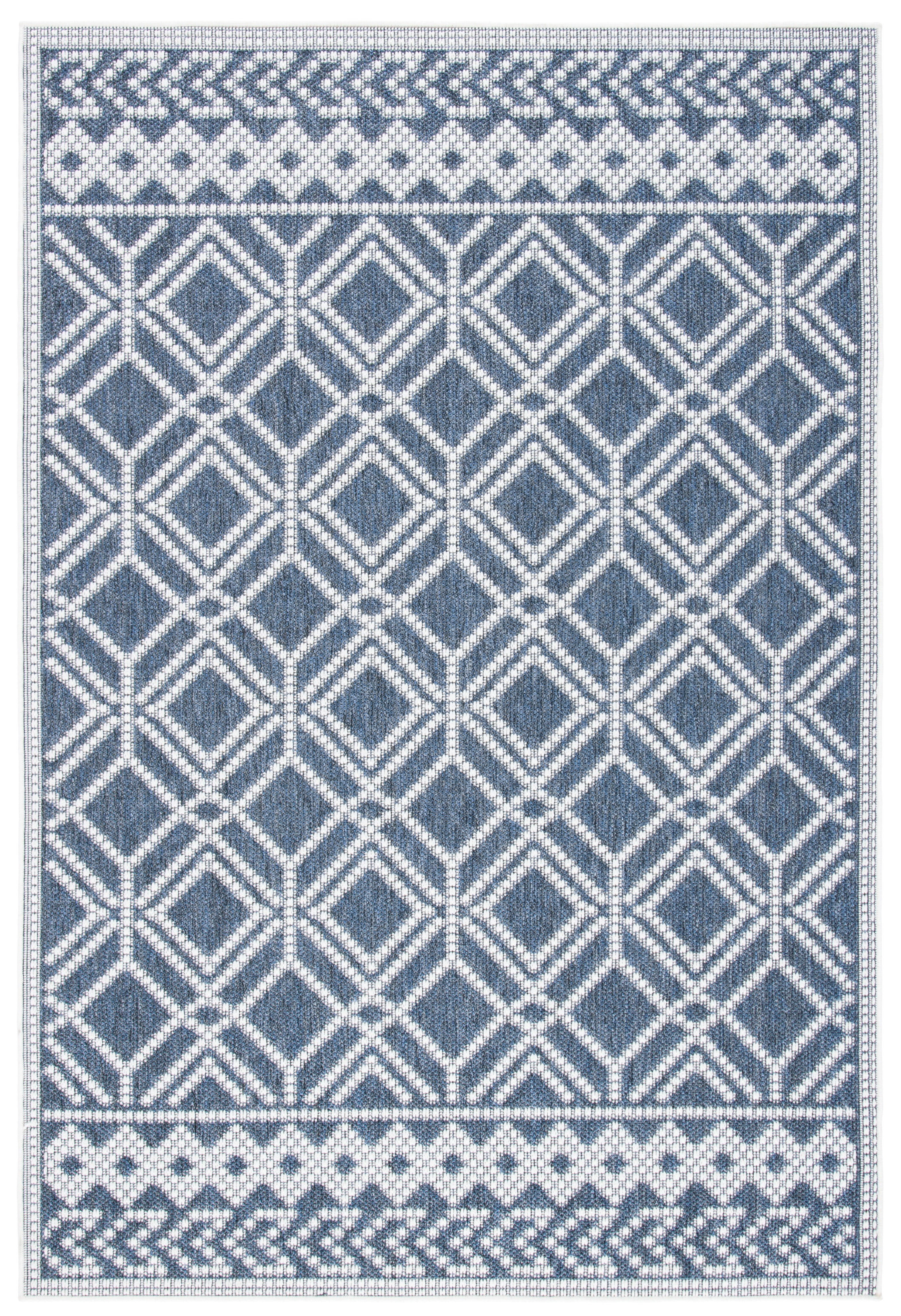 SAFAVIEH Martha Stewart Stacy Southwestern Machine Washable Indoor/Outdoor Area Rug, Grey/Ivory, 8' x 10'