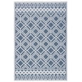 thumbnail image 1 of SAFAVIEH Martha Stewart Stacy Southwestern Machine Washable Indoor/Outdoor Area Rug, Grey/Ivory, 6'7" x 8'7", 1 of 8