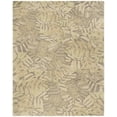thumbnail image 1 of SAFAVIEH Martha Stewart Palm Leaf Abstract Wool Area Rug, Oolong Tea, 9' x 12', 1 of 3