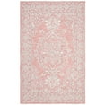 thumbnail image 1 of SAFAVIEH Martha Stewart Permin Oriental Bordered Wool Area Rug, Pink/Ivory, 5' x 8', 1 of 5