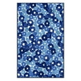 thumbnail image 1 of SAFAVIEH Martha Stewart Poppy Field Floral Area Rug, Azurite Blue, 5' x 8', 1 of 5