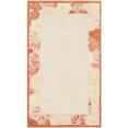 thumbnail image 1 of SAFAVIEH Martha Stewart Poppy Floral Border Area Rug, Cayenne Red, 2'6" x 4'3", 1 of 6