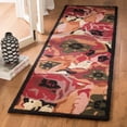 thumbnail image 1 of SAFAVIEH Martha Stewart Poppy Floral Wool Runner Rug, Red, 2'3" x 8', 1 of 4