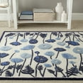 thumbnail image 1 of SAFAVIEH Martha Stewart Poppy Glossary Floral Area Rug, Azurite Blue, 9'6" x 13'6", 1 of 7
