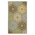 thumbnail image 1 of SAFAVIEH Martha Stewart Quilt Pebble Geometric Cotton Area Rug, Pebble/Grey, 3'9" x 5'9", 1 of 3