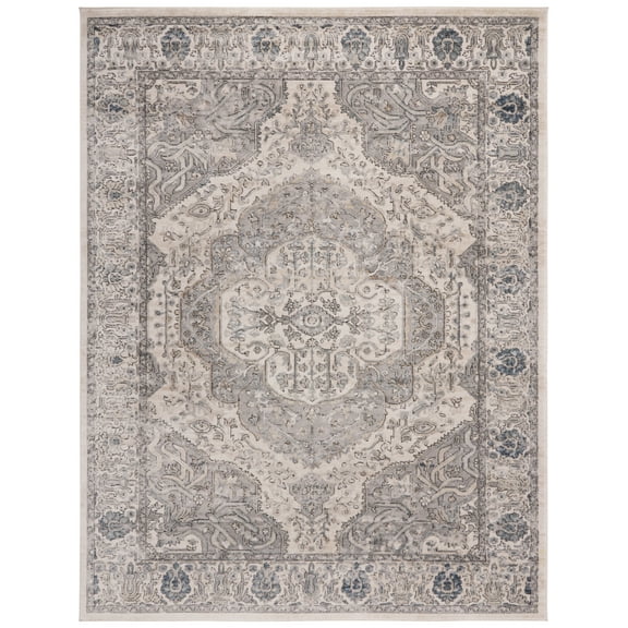 SAFAVIEH Martha Stewart Rancher Oregon Area Rug, Ivory/Grey, 2'2" x 4'