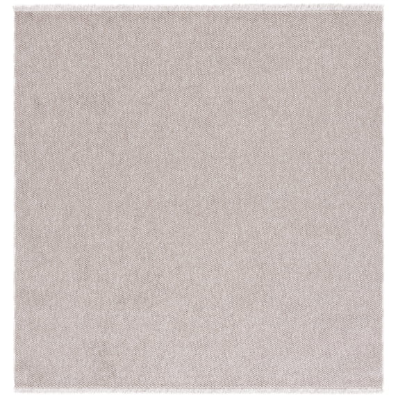 SAFAVIEH Martha Stewart Rebeca Solid Area Rug, Beige, 6'7" x 6'7" Square
