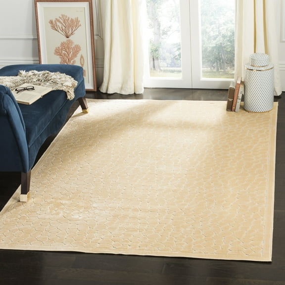 SAFAVIEH Martha Stewart Reptilian Spots Area Rug, Cream, 5'3" x 7'6"