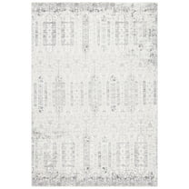 SAFAVIEH Martha Stewart Sabrina Distressed Area Rug, Grey/Grey, 4' x 6'