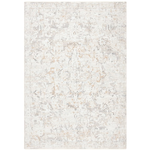 SAFAVIEH Martha Stewart Sabrina Glenna Floral Area Rug, Ivory/Beige, 2'6" x 4'
