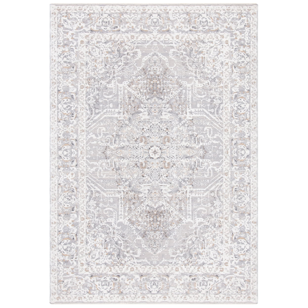 SAFAVIEH Martha Stewart Sabrina Area Collection Ivory/ Lt Grey Living ...