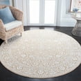 thumbnail image 1 of Safavieh Martha Stewart Sabrina Bayram Medallion Area Rug, Gold/Ivory, 6'7" x 6'7" Round, 1 of 11