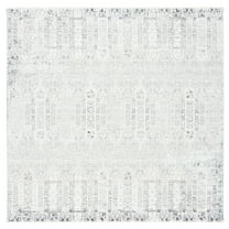 SAFAVIEH Martha Stewart Sabrina Penelope Distressed Area Rug, Grey/Grey, 6'7" x 6'7" Square