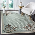 thumbnail image 1 of SAFAVIEH Martha Stewart Scrollwork Polk Dots Area Rug, Blue, 5'3" x 7'6", 1 of 6