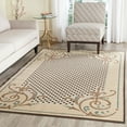 thumbnail image 1 of SAFAVIEH Martha Stewart Scrollwork Polk Dots Area Rug, Cream, 5'3" x 7'6", 1 of 5